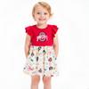 Wes and Willy Girls Sports Fan College Vault Princess Dress (Ohio State, 3T) view 4