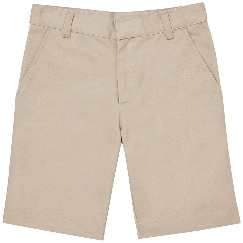 Classroom School Uniforms Big Kid Flat Front Shorts CR203H, 8H, Khaki