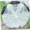 Balacoo 6pcs EEL Cage Lid Fishing Accessories Minnow Lid for Fishing Crab Traps Crawfish Net Turtle Traps for Ponds Crab Net Crawfish Traps Lid Fishing Cage Lid Shrimp Net Crayfish Plastic, Black view 2