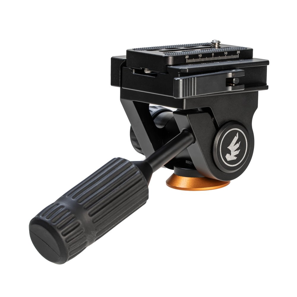 Revic FH2 Fluid Head with Lever Clamp, Arca-Swiss Quick Release, 360 Panning, 165 Tilt, 8.8 lbs Capacity (PD-G2062)