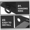 INOOMP Heavy Duty Sand Bag Hanger Bracket Metal Wall Mount Hook for Boxing Training Easy Installation Sturdy Structure Suitable for Home and Gym Use view 4