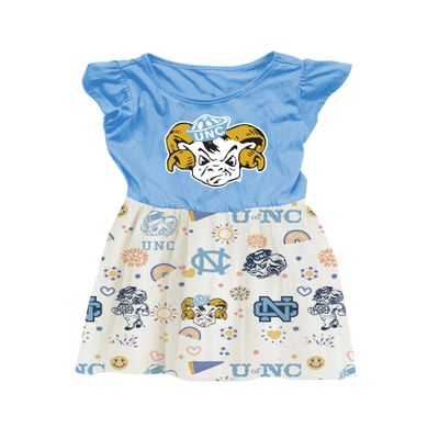 Wes and Willy Girls Sports Fan College Vault Princess Dress (North Carolina Tar Heels, 6M)