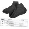 PartyKindom Shoe Covers Reusable for Rainy Days Rain Boot Covers Non-slip Bottom Elastic Overshoes for Men Women view 4