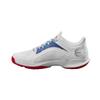 Wilson Hurakn 2.0 Women's Padel Shoe - White/Deja Vu Blue/Wilson Red, Size 5.5 US view 4