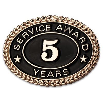 awardshere.com Service Award Lapel Pin (5 years)
