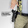 Pro Heavy Duty Competition Holster fits Walther PDP 4.5in Steel Frame (Right-Hand Draw, Black/Black) view 2
