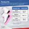 CRS Cross Ice Skate Guards, Soakers and Towel Gift Set. One Piece Adjustable Guard Design and Soft Skate Blade Cover Accessories for Ice Skating. No Assembly Required (Program Pink, Large) view 3