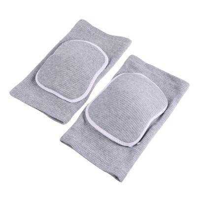 KOMBIUDA 1pair Elastic Knee Brace for Sports Breathable Protective Sleeve for Basketball and Climbing Warm Knee Pads for Men and Women s Grey