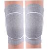 KOMBIUDA 1pair Elastic Knee Brace for Sports Breathable Protective Sleeve for Basketball and Climbing Warm Knee Pads for Men and Women s Grey view 3