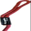 Sandspike 7/16 Custom Beach Anchor Lines (Red, 5 feet) view 2