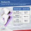 CRS Cross Ice Skate Guards, Soakers and Towel Gift Set. One Piece Adjustable Guard Design and Soft Skate Blade Cover Accessories for Ice Skating. No Assembly Required (Lunge Lavender, Large) view 3