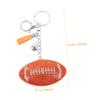balacoo Rugby Keychain Pendant Sports Keychain for Bags Backpacks Cellphones Lightweight and Rugby Accessory Present for Fans and Collectors view 3