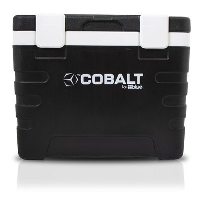 37 Quart Cobalt Weekender Cooler - Ice Chest by Blue Coolers for Camping, Sports Events, and Barbecues (Full Day Ice Retention) (Black)