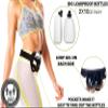Q-RUN Hydration Running Belt with 2 x 10oz Water Bottles, No Bounce Adjustable Waist Belt for Men & Women, Marathon Running Gear view 4