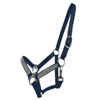 2-Ply Medium/Large Pony Nylon Halter w/Crystals