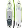 NRS Tour-Lite 11.0 Inflatable SUP Board, White/Green/Grey view 2