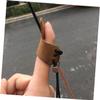 FOMIYES 1pc Cowhide Finger Cover Protector for Archery Finger Guard for Sporters Yellow Prevents Injury Comfortable Design Easy to Carry view 3