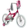 Dynacraft Barbie 18" Kids Bike for Girls, 18" Pink BMX Bike with Training Wheels, Perfect Bicycle for Kids Ages 3-9, Girls Bike with Training Wheels, Pink Bike for Safe Riding view 1