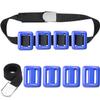MOPHOEXII Dive Belt with Weights,Coated Lead Diving Weights for Scuba Diving Coated Dive Weights Nylon Dive Belt with Metal Quick Release Buckle for Free Diving-(1lb-3.3lb / 0.5kg-1.5kg) 4pcs view 1