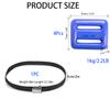 MOPHOEXII Dive Belt with Weights,Coated Lead Diving Weights for Scuba Diving Coated Dive Weights Nylon Dive Belt with Metal Quick Release Buckle for Free Diving-(1lb-3.3lb / 0.5kg-1.5kg) 4pcs view 2