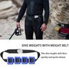 MOPHOEXII Dive Belt with Weights,Coated Lead Diving Weights for Scuba Diving Coated Dive Weights Nylon Dive Belt with Metal Quick Release Buckle for Free Diving-(1lb-3.3lb / 0.5kg-1.5kg) 4pcs view 3