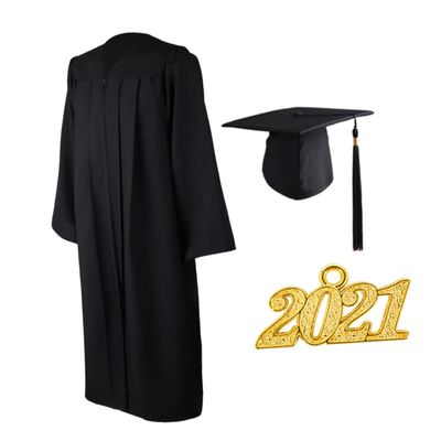 LIFKOME Graduation Gown Adults Comfortable High School College Robe Tassel Breathable for Graduation Ceremonies
