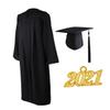 LIFKOME Graduation Gown Adults Comfortable High School College Robe Tassel Breathable for Graduation Ceremonies view 1