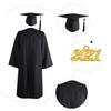 LIFKOME Graduation Gown Adults Comfortable High School College Robe Tassel Breathable for Graduation Ceremonies view 3