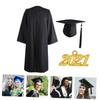 LIFKOME Graduation Gown Adults Comfortable High School College Robe Tassel Breathable for Graduation Ceremonies view 4