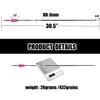 BOWSOUL 31 Archery Arrows Training Practice Target Arrows for Kids Youth or Beginners Safe Blunt Points Durable Shaft on Recurve Bows Youth Bow and Longbows(Pack of 12) (Pink White) view 2