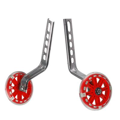 DubMag Castor WheelsFixed castors Bicycle Bike Cycling Kids Childrens Stabilisers 12-20" Training Wheels Heavy Duty Accessories Bike Training Wheels (Color : Red) (Color : Red)
