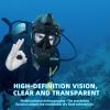 Adult Diving Mask Full Face Snorkelling Mask with Camera Mount Matching Oxygen Tank Connector Suitable for All Kinds of Diving Sports view 4