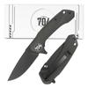 704 Gear Midnight Scout Lite EDC Folding Pocket Knife | Ultra Compact 2.44" Drop Point Blade, D2 Steel, G10 Handle view 1
