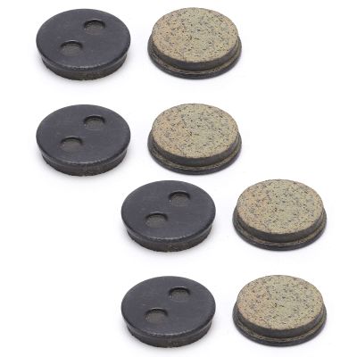 Yctze 4 Pair Semimetal Resin Oil Disc Brake Pad Accessory for Mountain and Electric Bikes. Compatible with BB5 M446 Model