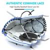 Baseball Glove Lace, Mitt Lace Repair Kit Softball 2 Leather Laces and 2 Lacing Needles for Catcher's Glove (Black) view 4