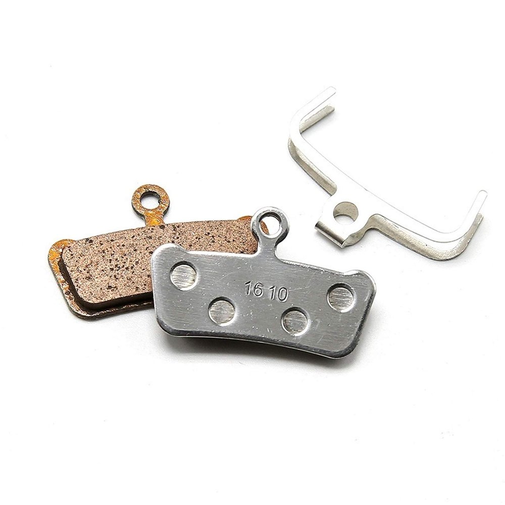 4 Pairs Bicycle Brake Pads Disc Brake Pads/Fit for SRAM/Fit for Avid X0 Trail/Fit for SRAM Guide R RS RSC MTB Mountain Bike Disc Brake (Color : Silver)