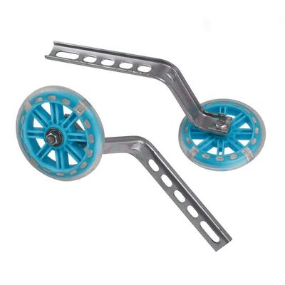 DubMag Castor WheelsFixed castors 1 Pair 12-20" Children Bicycle Stabilisers Kids Bike Training Wheel Kids Bike Side Wheel Cycling Parts Bike Training Wheels (Color : Blue) (Color : Blue)