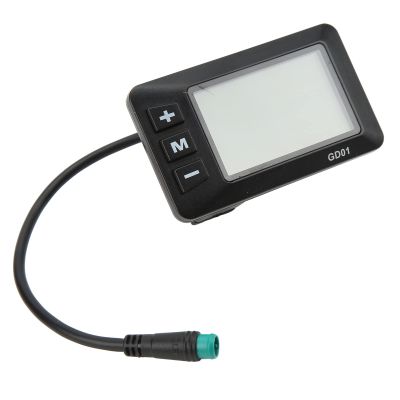Yctze Electric GD01 Display, LCD 36V 48V, Plug, Suitable for 22.2mm Handlebar and JN Controller