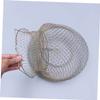Outanaya Collapsible Zinc-Plated Iron Wire Mesh Fishing Net for Crab and Lobster Durable Fishing Accessory with Hole Lightweight Outdoor Tool for view 2