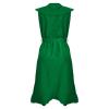Women Summer Bohemian Floral Casual Wrap V Neck Ruffle Cap Sleeveless Belt A-Line Pleated Hem Midi Sun Dress White Short Sleeve Wrap Dress Floral Print V Neck Waisted Ruffle Hem Mini Dresses view 2