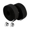 Yctze Premium 2-Pack Cycling Road Handlebar Grip Wrap Tape with Two Plugs Included, Black and White (Black) view 4