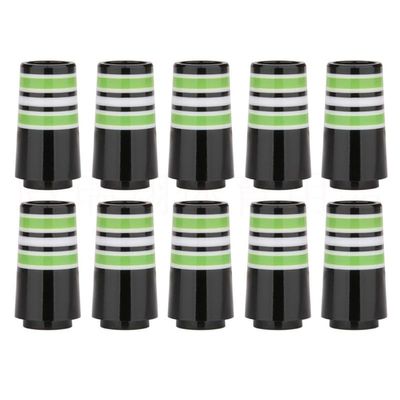 DREE 15x .355 Golf Ferrule Cap Compatible Fit for Taylormade Callaway Cobra PXG Ping Taper Tip Iron Wedge (Green)