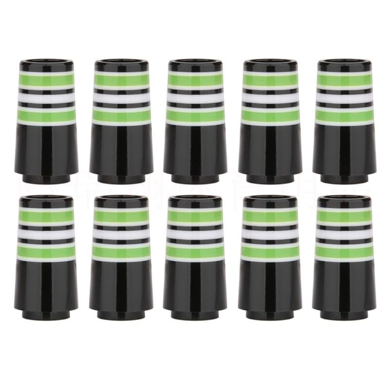 DREE 15x .355 Golf Ferrule Cap Compatible Fit for Taylormade Callaway Cobra PXG Ping Taper Tip Iron Wedge (Green)