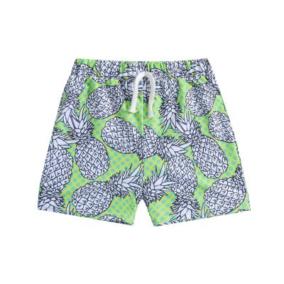 NineFit Basics Baby Boy Cartoon Printed Swimsuit Toddler Boy Beach Swim Shorts Bathing Suitt Swimwear Shorts Boys (Green, 2-3 Years)