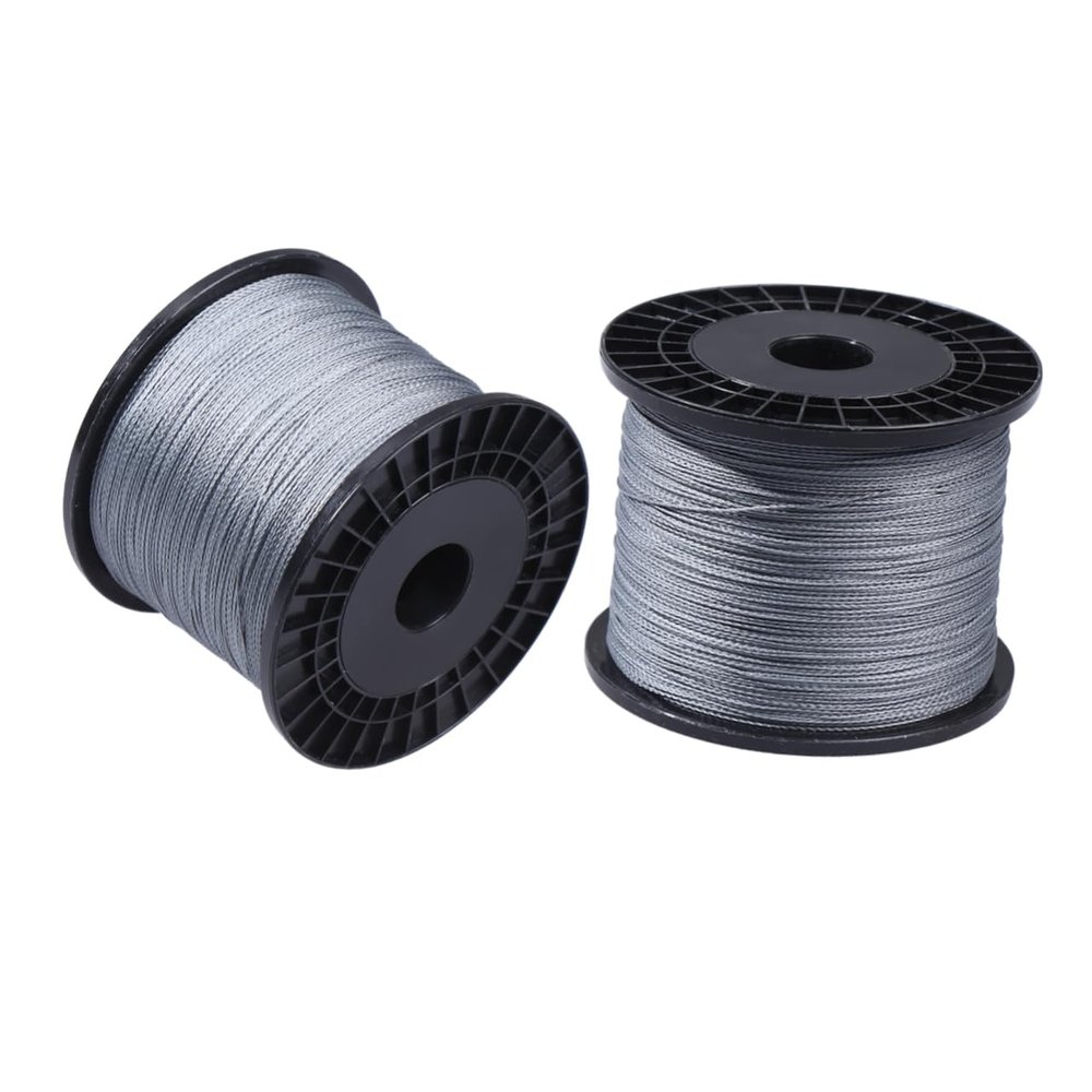 Kisangel Wear Resistant 4 Strands Pe Fishing Line Braided String 500m Hook Wire