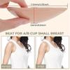 2 Pairs Snowy Sticky Bra Inserts,Self Adhesive Women Bra,Breast Lifter for Women (4,one Size) view 3