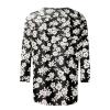 3/4 Length Sleeve Womens Tops Dressy Casual Blouses - Spring Fashion 2026 Plus Size Crew Neck Fitted Tshirts - Business Going Out Trendy Tunics Tops Beach Vacation Outfits 04-White 3X view 4