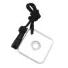 Yctze Multifunctional Outdoor Survival Emergency Reflective Mirror with Magnifier, Grade for Signaling view 2