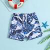 NineFit Basics Baby Boy Swimsuit Toddler Boy Beach Swim Shorts Bathing Suit Swimwear Shorts Boys Swimming Trunks (Blue, 3-4 Years) view 4