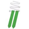 Outanaya 2pcs American Football Waist Belt Flags for Boys and Girls Design for Training and Games for Youth and Student Rugby Activities White Belt view 1